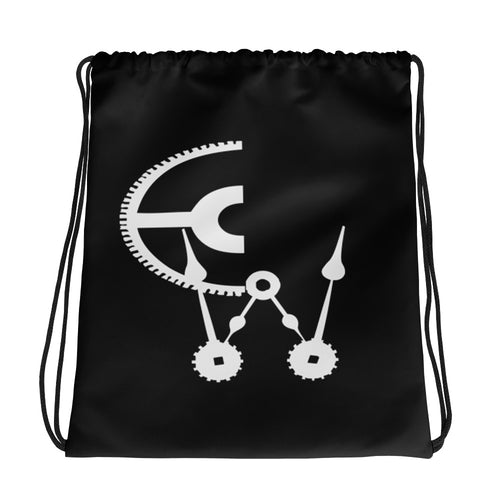 Basketball Clockwork Beaver Drawstring bag