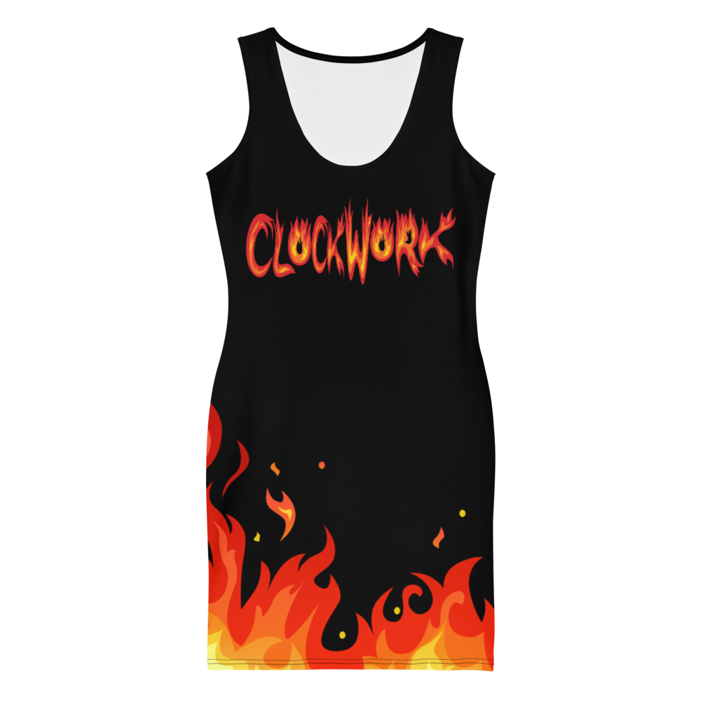 Clockwork Fire Sublimation Cut & Sew Dress