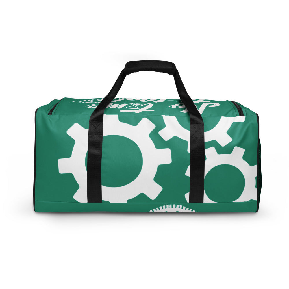 Clockwork Teal Duffle bag