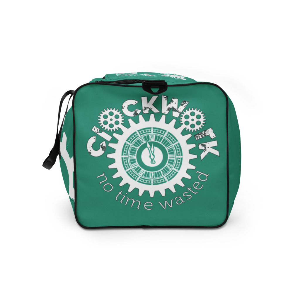 Clockwork Teal Duffle bag