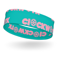 Clockwork Blue and Pink Headband
