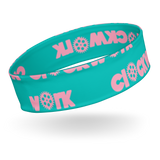 Clockwork Blue and Pink Headband