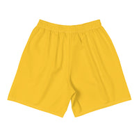 Yellow Trust Yo Grind Men's Athletic Long Shorts
