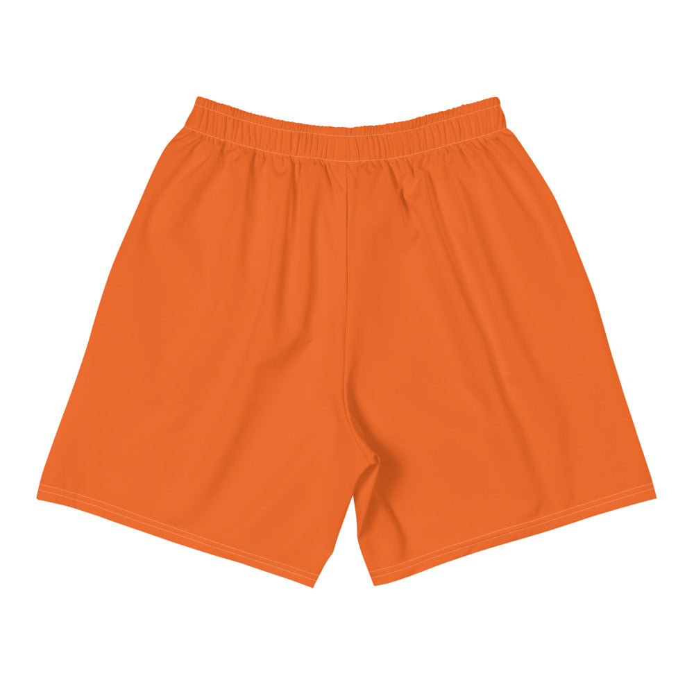 Orange Trust Yo Grind Men's Athletic Long Shorts