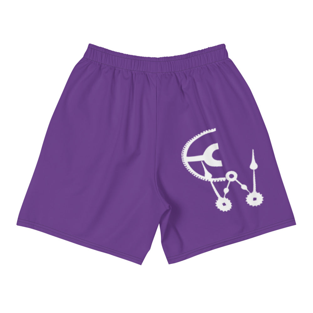 Purple Trust Yo Grind Men's Athletic Long Shorts