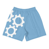 Clockwork university Blue Men's Athletic Long Shorts