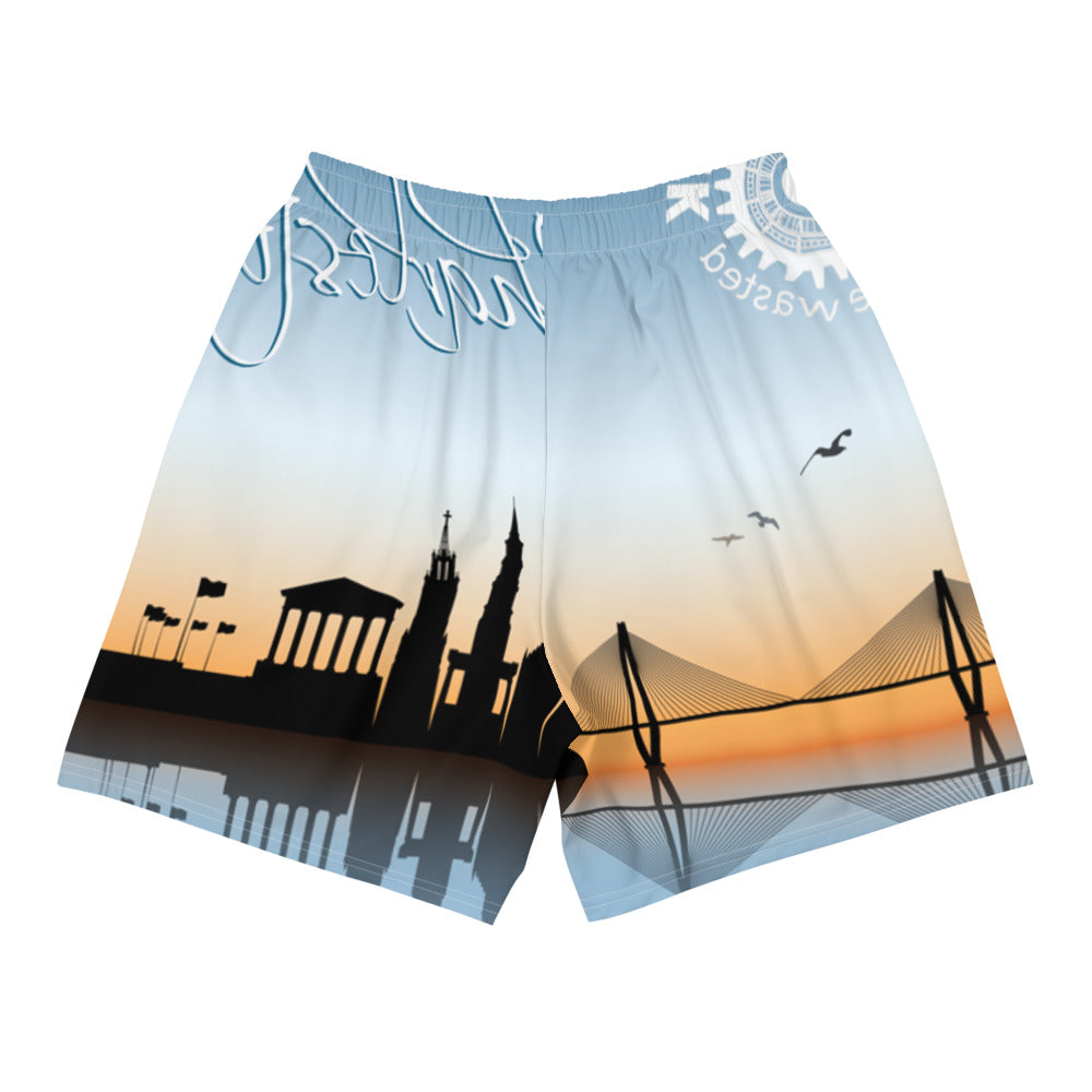 Charleston Clockwork Rise and Grind Men's Athletic Long Shorts