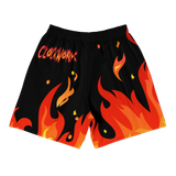 Clockwork Flames Men's Athletic Long Shorts