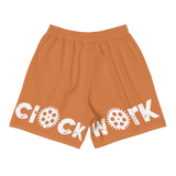 Clockwork Caramel Men's Athletic Long Shorts