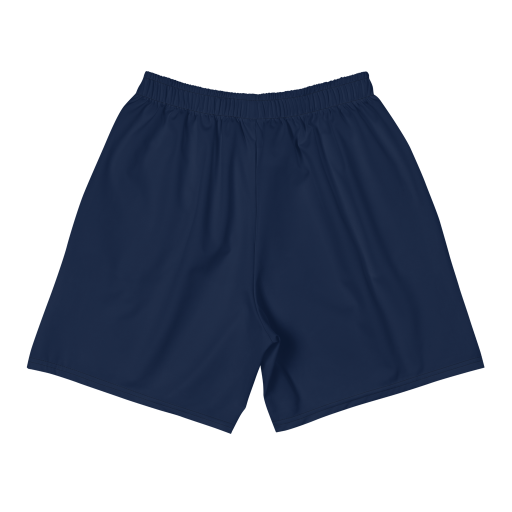 Trust Yo Grind Navy and Sky Blue Men's Athletic Long Shorts