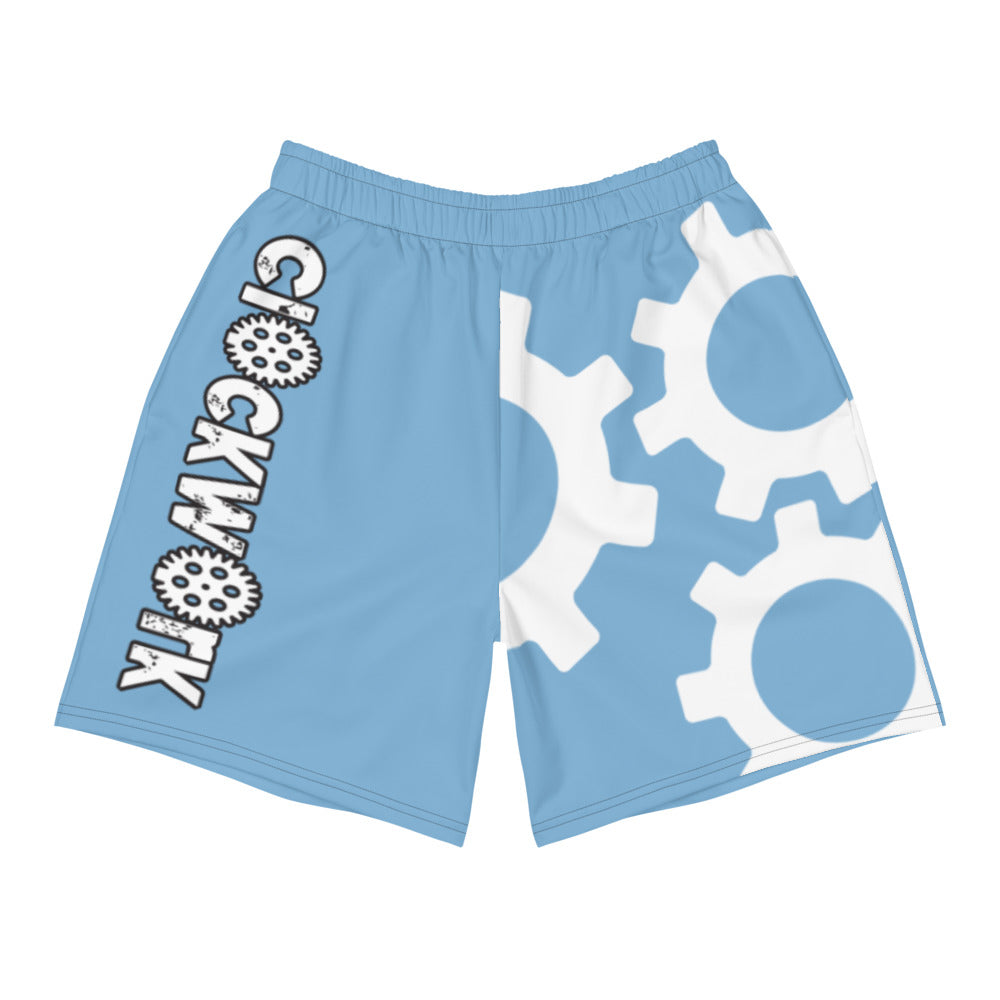 Clockwork university Blue Men's Athletic Long Shorts
