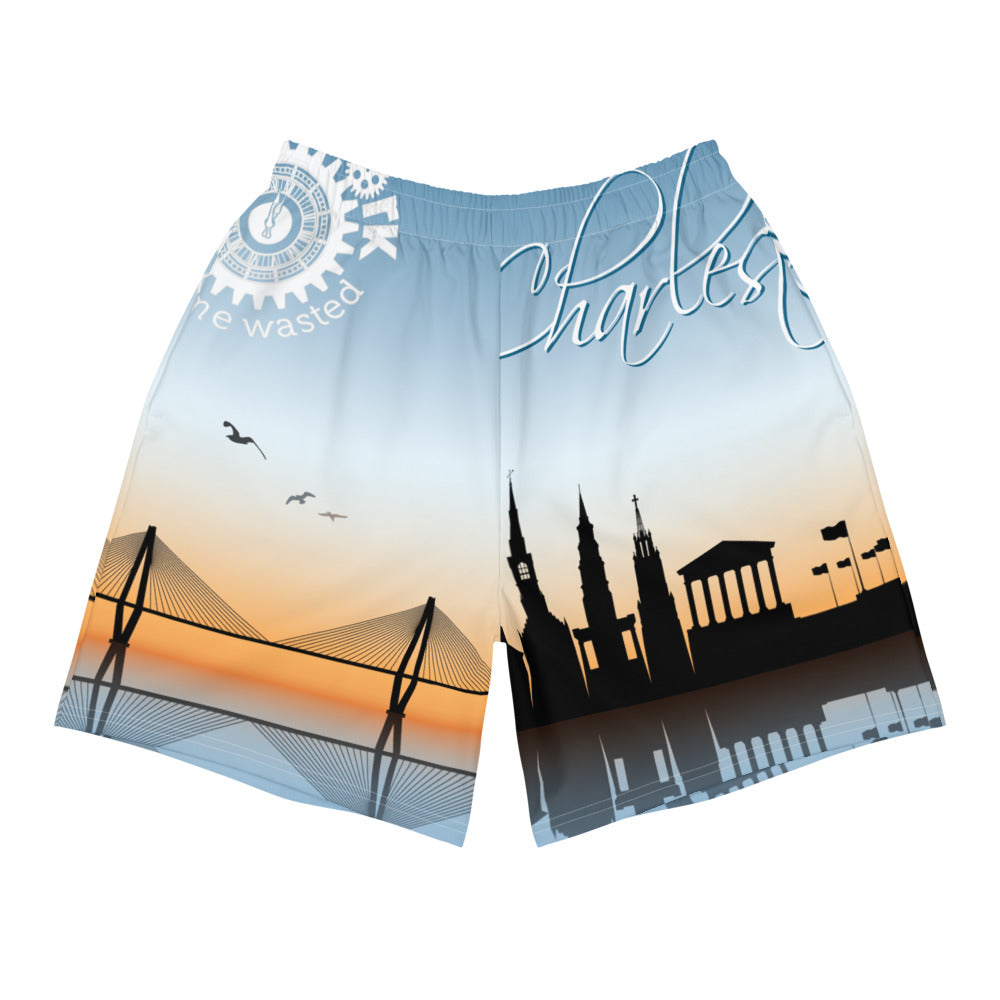 Charleston Clockwork Rise and Grind Men's Athletic Long Shorts