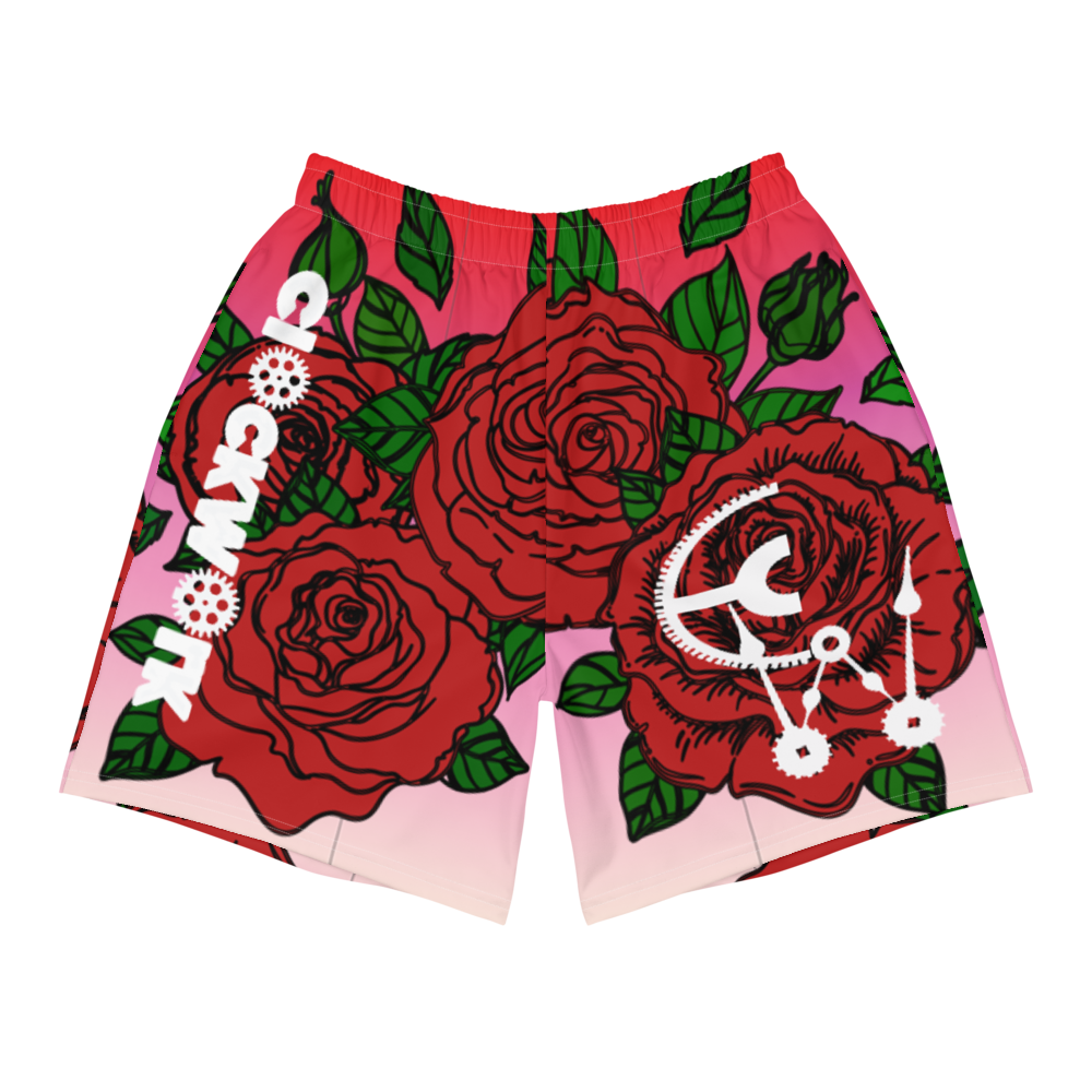 Clockwork Rose Men's Athletic Long Shorts