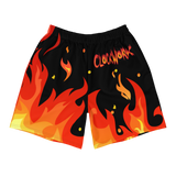 Clockwork Flames Men's Athletic Long Shorts