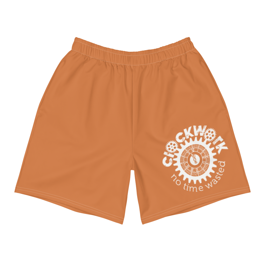Clockwork Caramel Men's Athletic Long Shorts