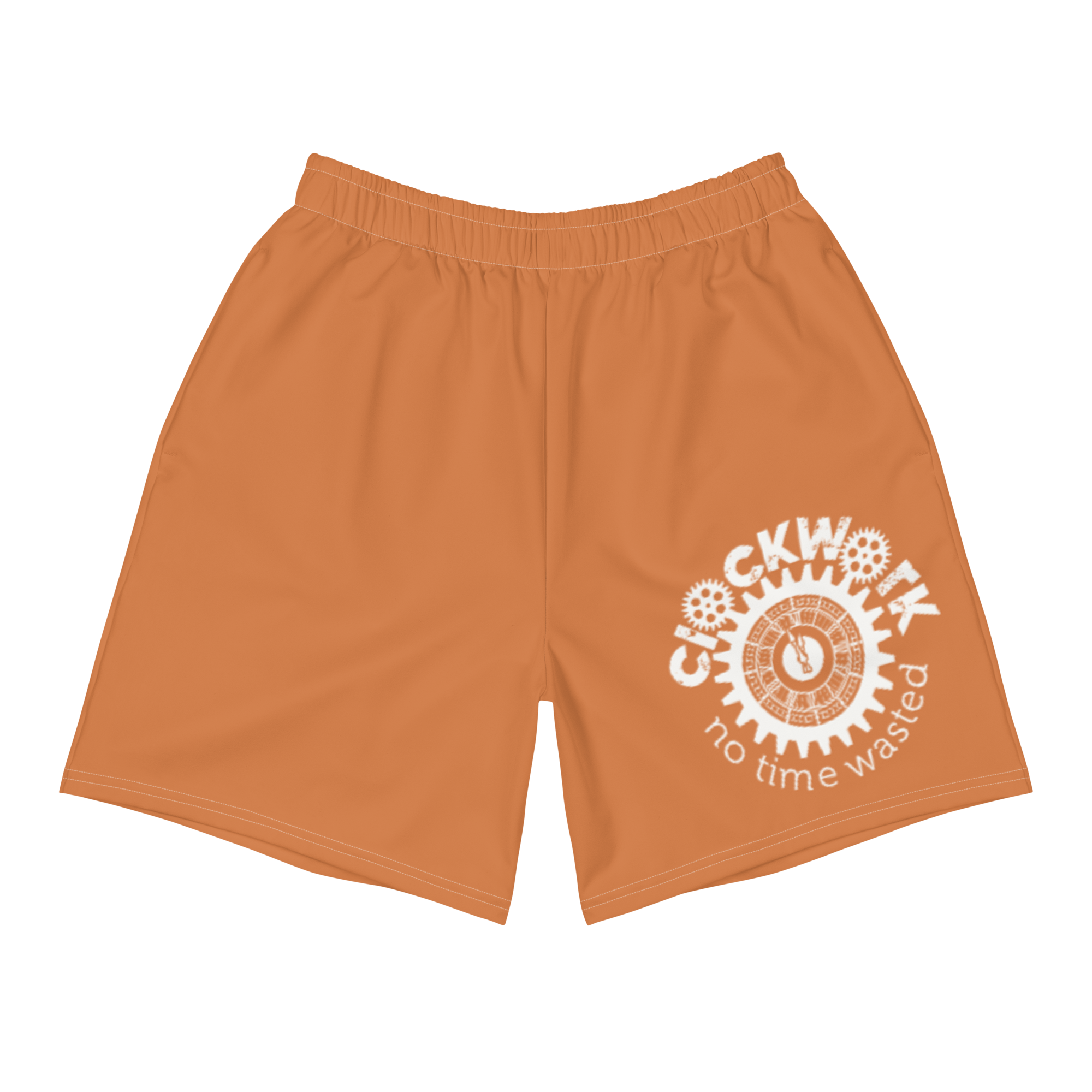 Clockwork Caramel Men's Athletic Long Shorts