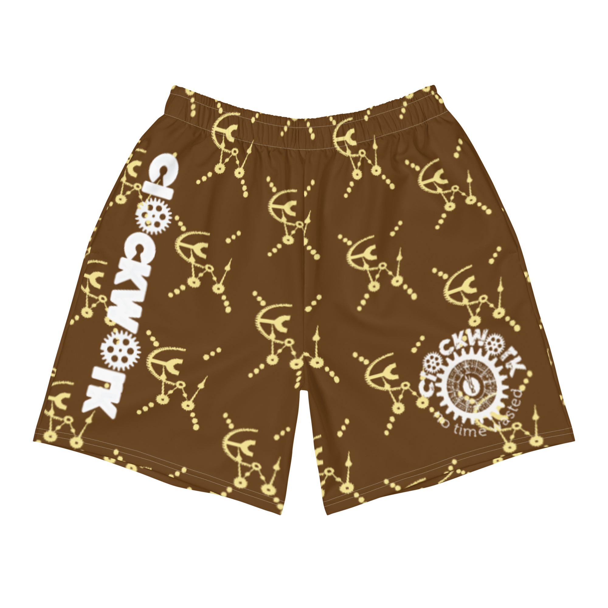 Clockwork Brown Men's Athletic Long Shorts