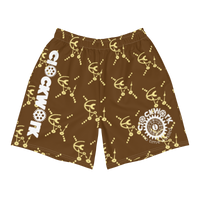 Clockwork Brown Men's Athletic Long Shorts