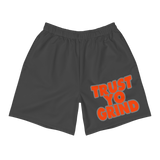 Trust Yo Grind Charcoal Men's Athletic Long Shorts