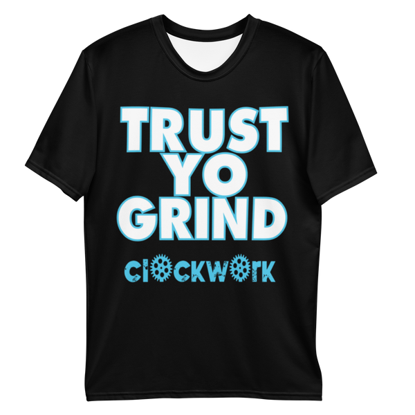 Clockwork black trust yo grind white tiger Men's t-shirt
