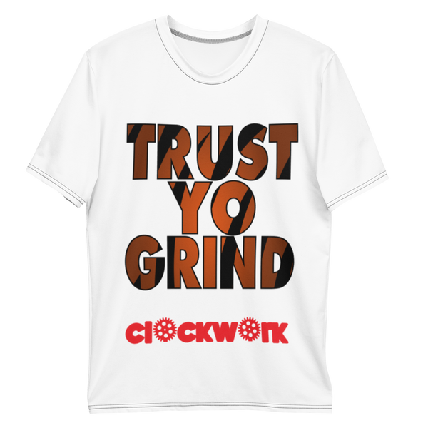 Clockwork Trust yo grind Tiger Logo Men's t-shirt