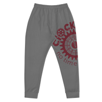 Clockwork Trust Yo Grind Grey & Maroon Joggers