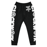 Clockwork Trust Yo Grind White Logo Black Men's Joggers