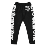 Clockwork Trust Yo Grind White Logo Black Men's Joggers