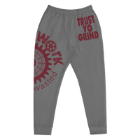Clockwork Trust Yo Grind Grey & Maroon Joggers