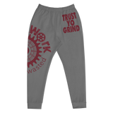 Clockwork Trust Yo Grind Grey & Maroon Joggers