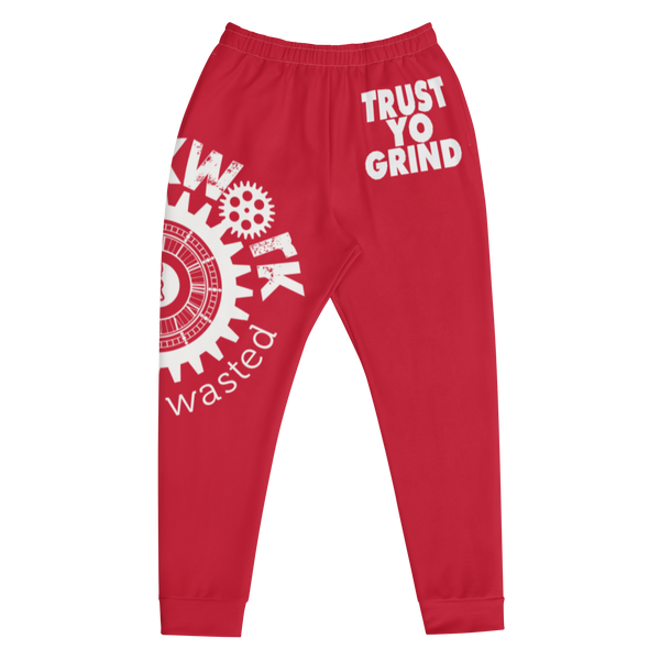 Clockwork Trust Yo Grind red & White Joggers Joggers