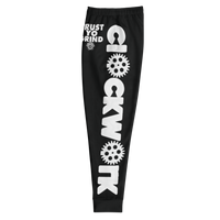 Clockwork Trust Yo Grind White Logo Black Men's Joggers
