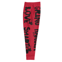 Red Clockwork Grind Harder Love Smarter Men's Joggers