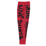 Red Clockwork Grind Harder Love Smarter Men's Joggers