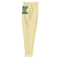 Light Tan & Dark Green Trust Yo Grind Joggers
