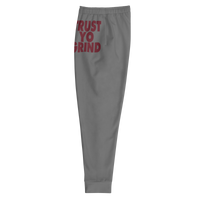 Clockwork Trust Yo Grind Grey & Maroon Joggers