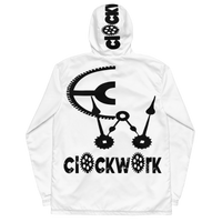 Clockwork white and black Men’s windbreaker