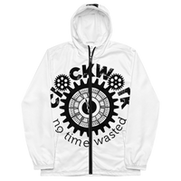 Clockwork white and black Men’s windbreaker