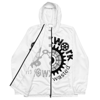 Clockwork white and black Men’s windbreaker
