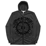 Clockwork Grey and Black windbreaker