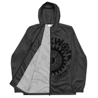 Clockwork Grey and Black windbreaker