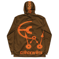 Clockwork Brown and Orange Men’s windbreaker