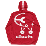 Clockwork Red And white Men’s windbreaker