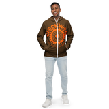 Clockwork Brown and Orange Men’s windbreaker