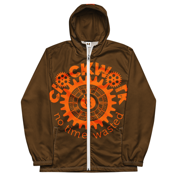 Clockwork Brown and Orange Men’s windbreaker