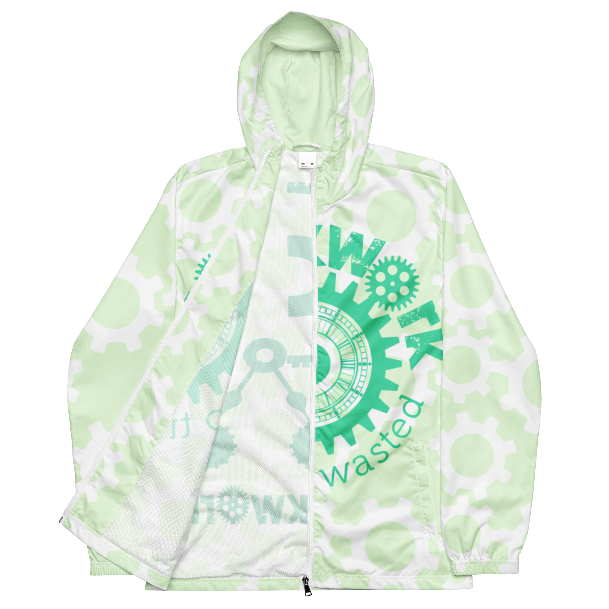 Clockwork Mint Green Men’s windbreaker