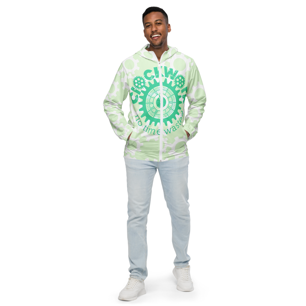 Clockwork Mint Green Men’s windbreaker