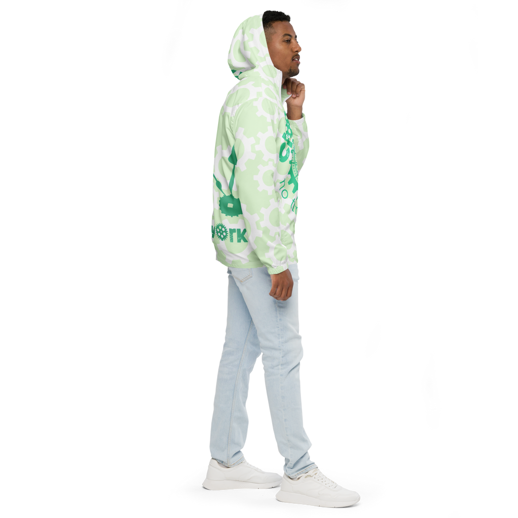 Clockwork Mint Green Men’s windbreaker