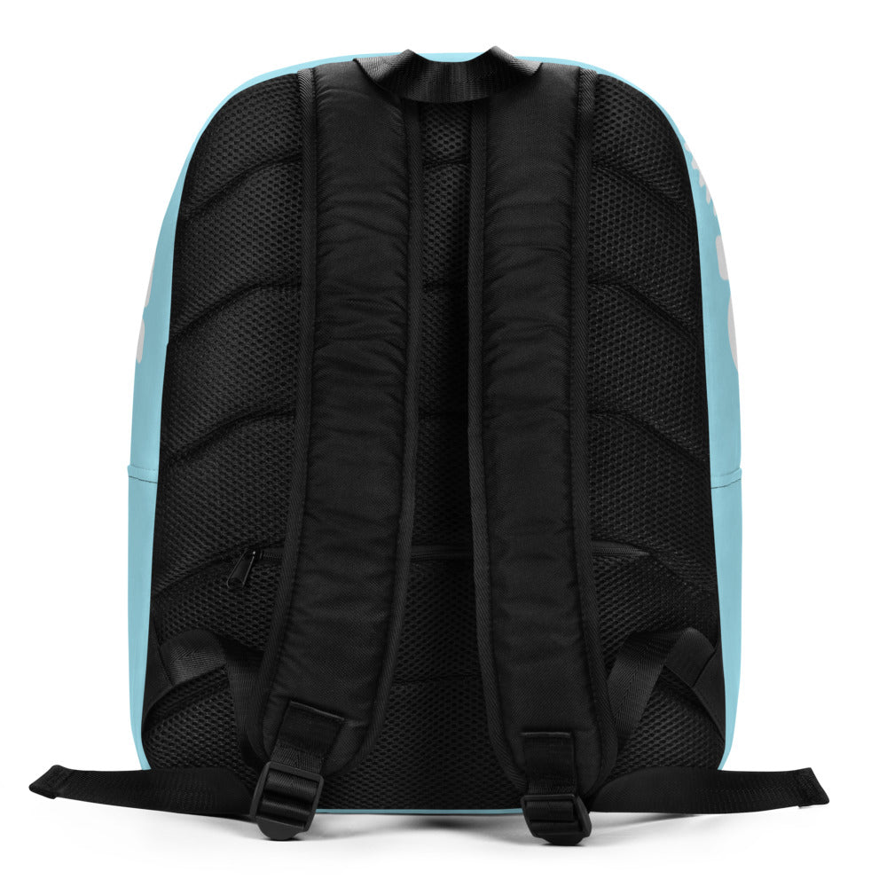 Clockwork Blizzard Blue Minimalist Backpack