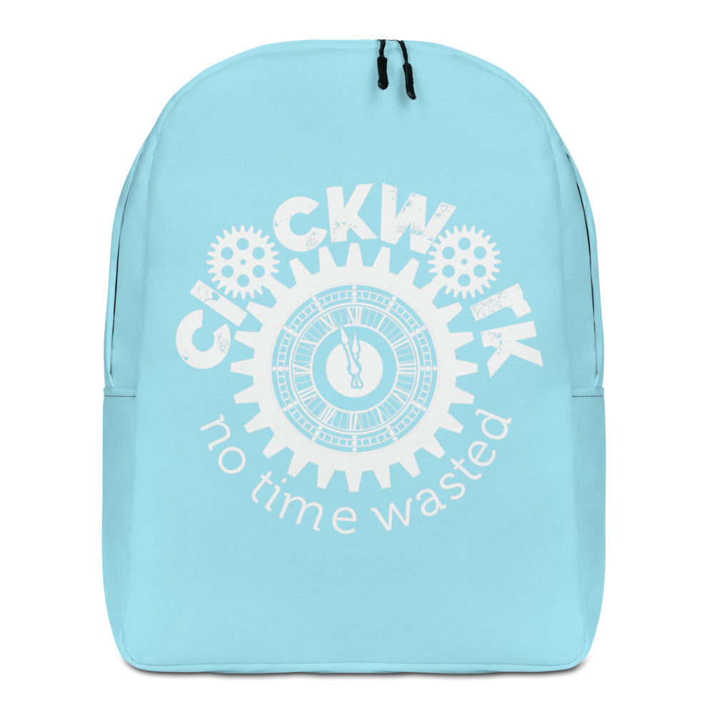 Clockwork Blizzard Blue Minimalist Backpack